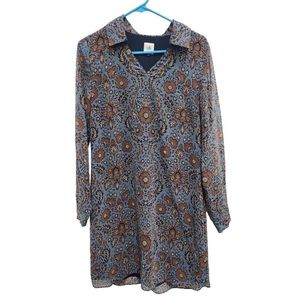 Cabi floral blue dress